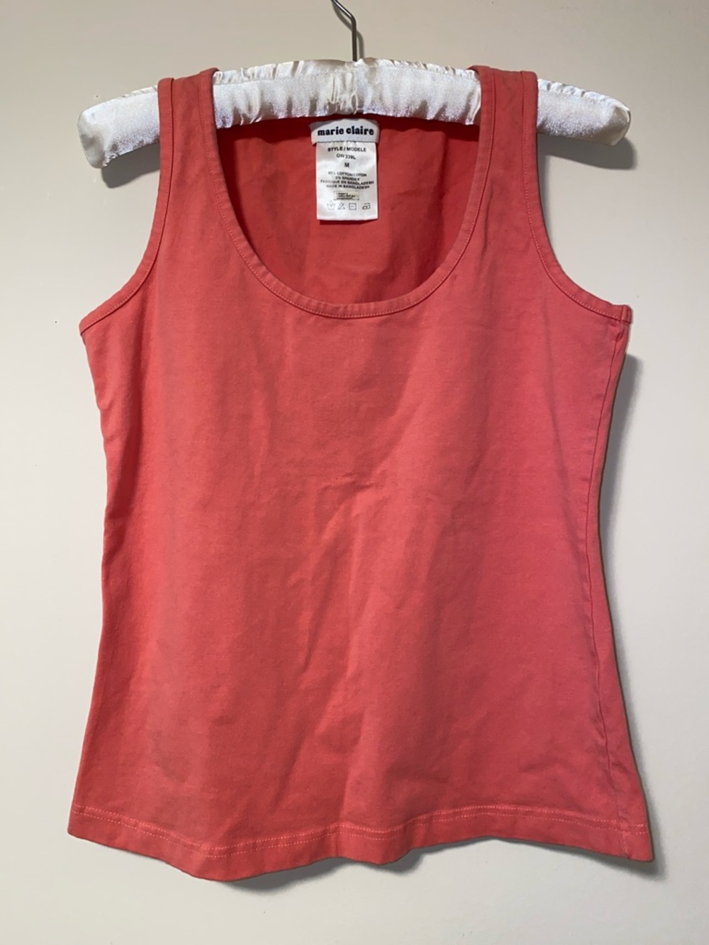 Marie Claire Coral Pink Tank Top